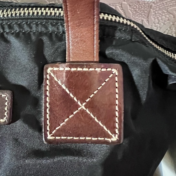 Dooney & Burke Nylon small tote bag in black - Picture 11 of 12